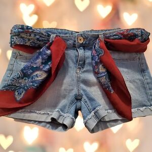 Denim cuff shorts - Size Medium